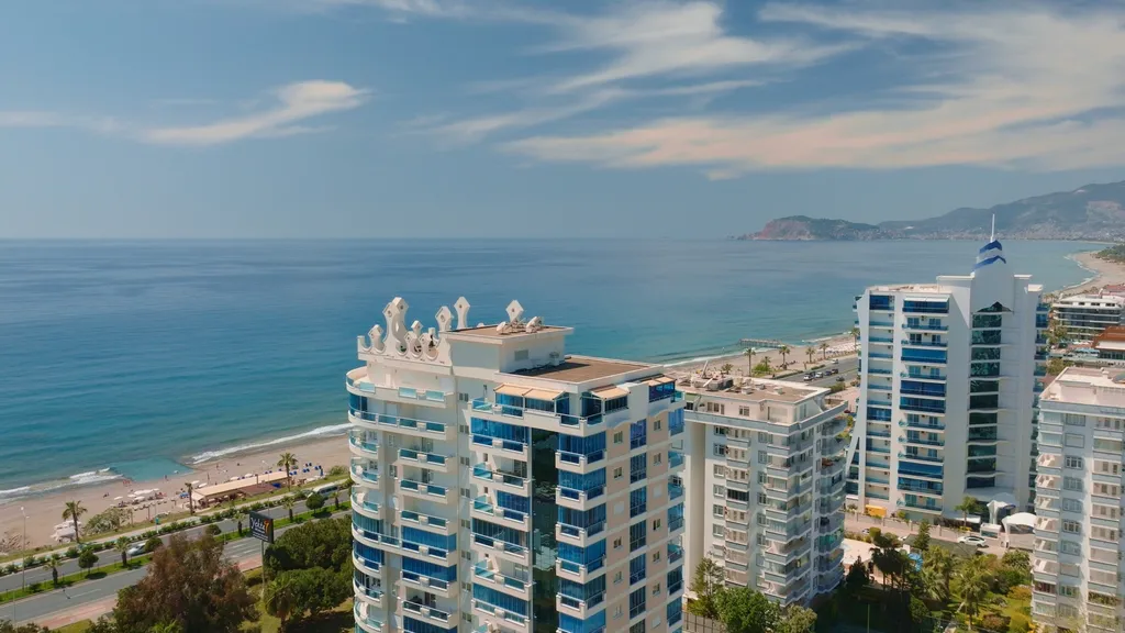 Yekta Queen просторный апартамент на 1 линии моря