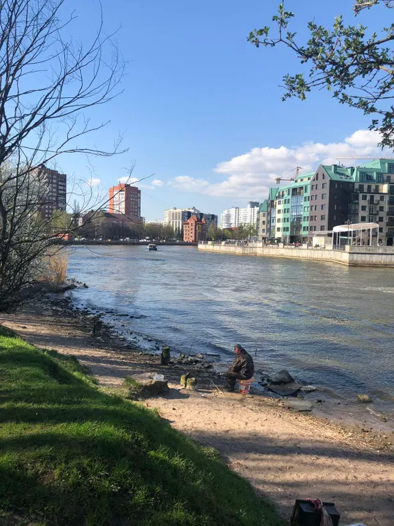 Квартира Квартира в сердце города с видом на реку — Калининград
