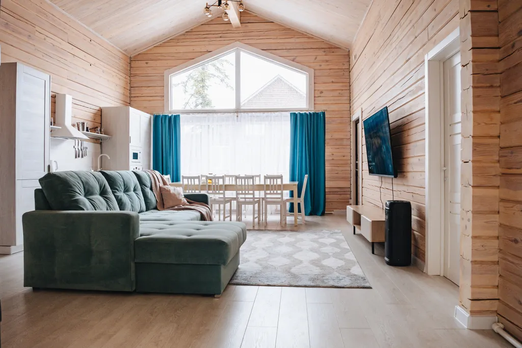 Коттедж на большую компанию близко от подъёмника