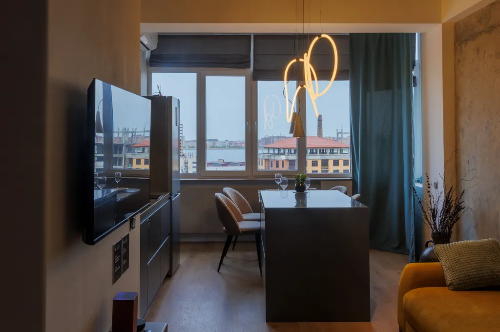 Апартаменты с видом на море и озеро