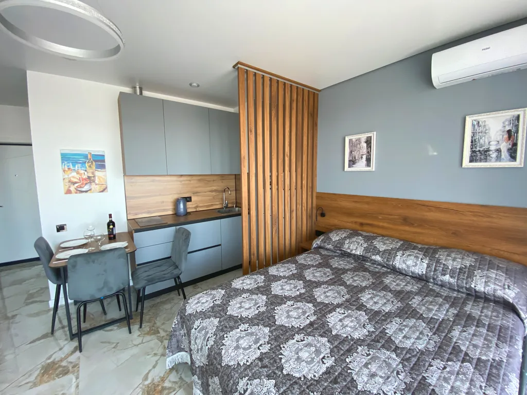 Квартира Квартира Элитный апартамент с потрясающим видом на море и город — Анапа