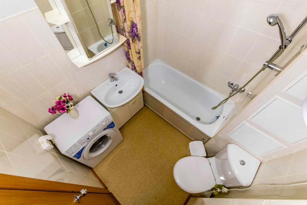 Квартира-студия с балконом для командированных и отдыха