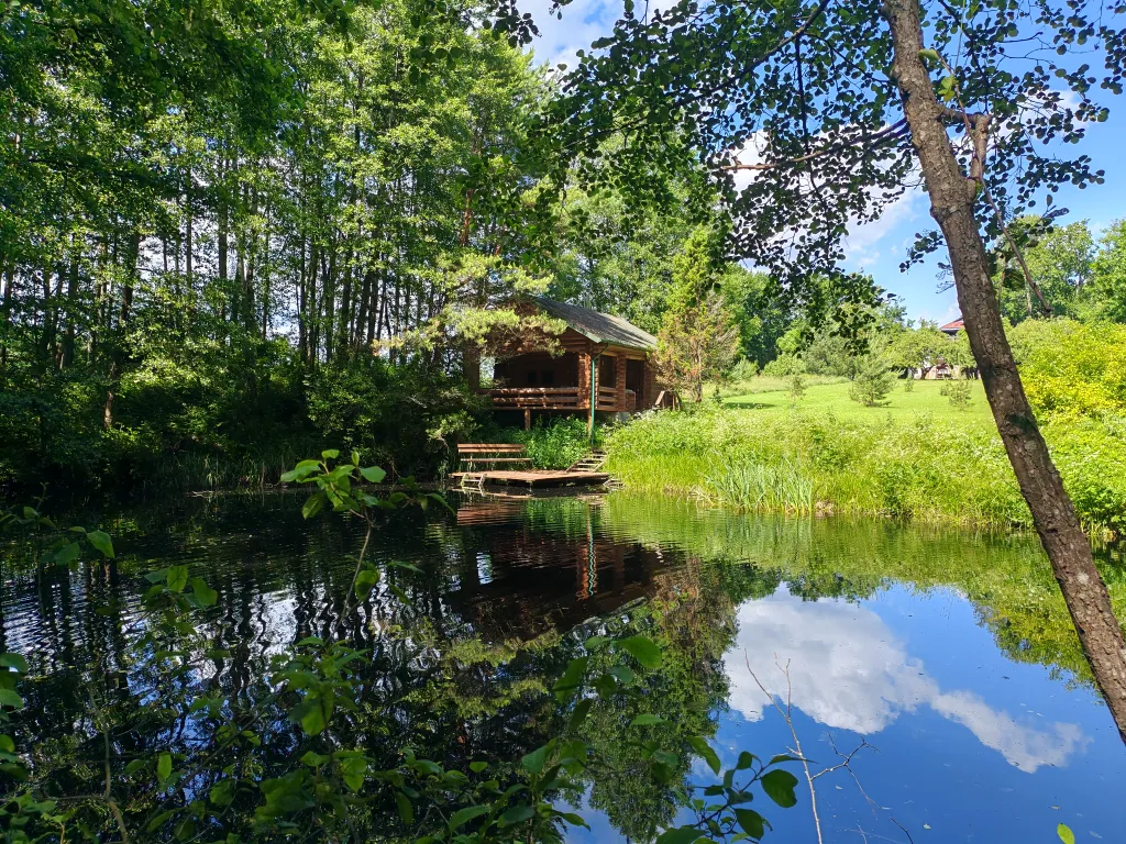 Хутор возле леса и озер