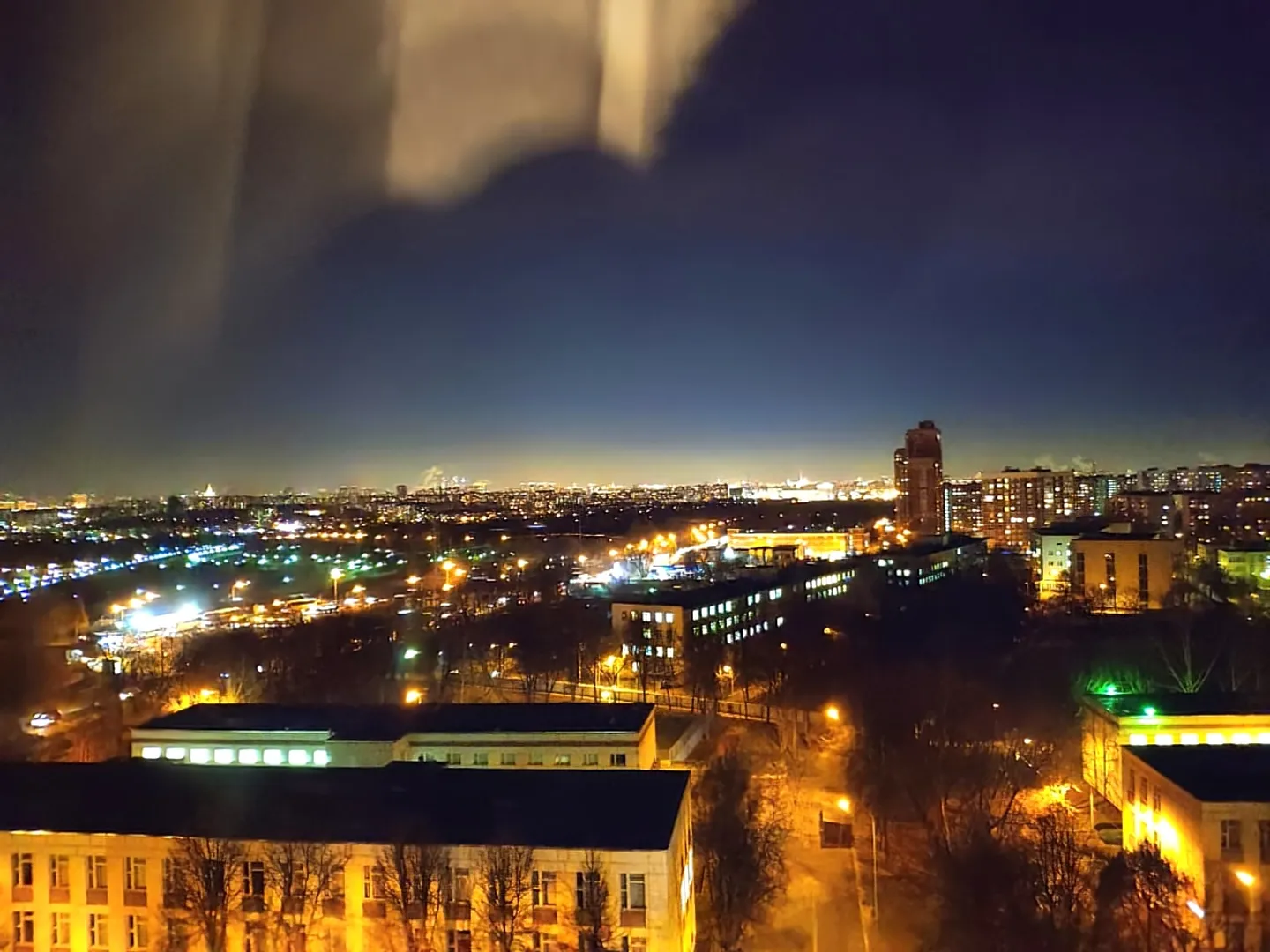 Вид на вечернюю Москву 