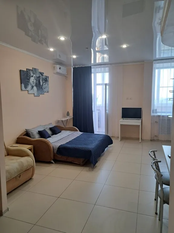 Квартира Уютная, просторная квартира-студия с видом на реку — Самара