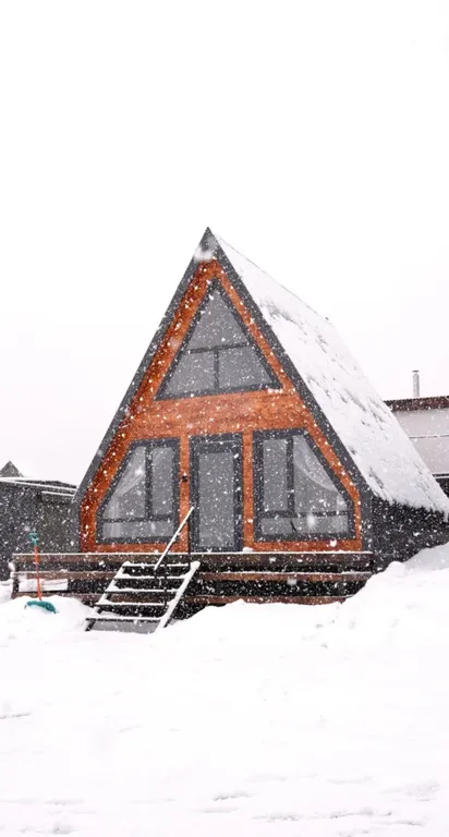 Коттедж Коттедж А-фрейм в живописном месте — Архыз