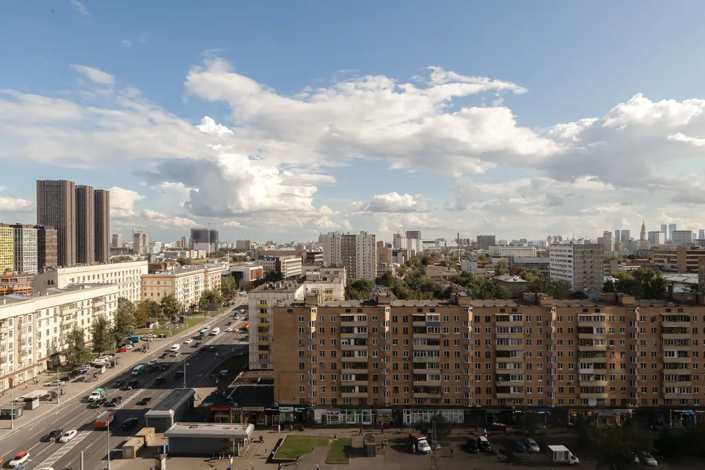 Квартира Квартира Апартамент Metro Suite с панорамным видом в небоскребе бизнес-класса — Москва