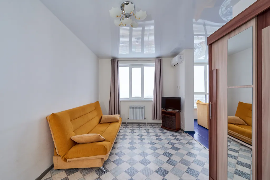 Студия с потрясающим видом на город