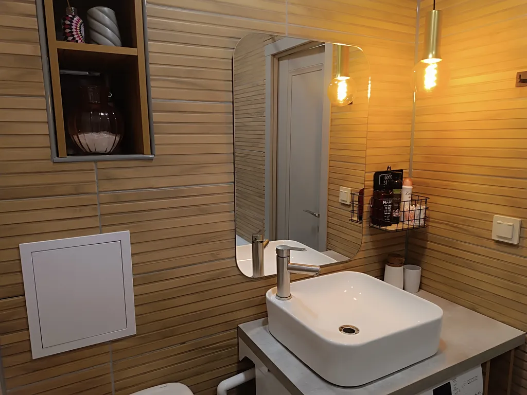 Красивая-студия с видом на фонтаны