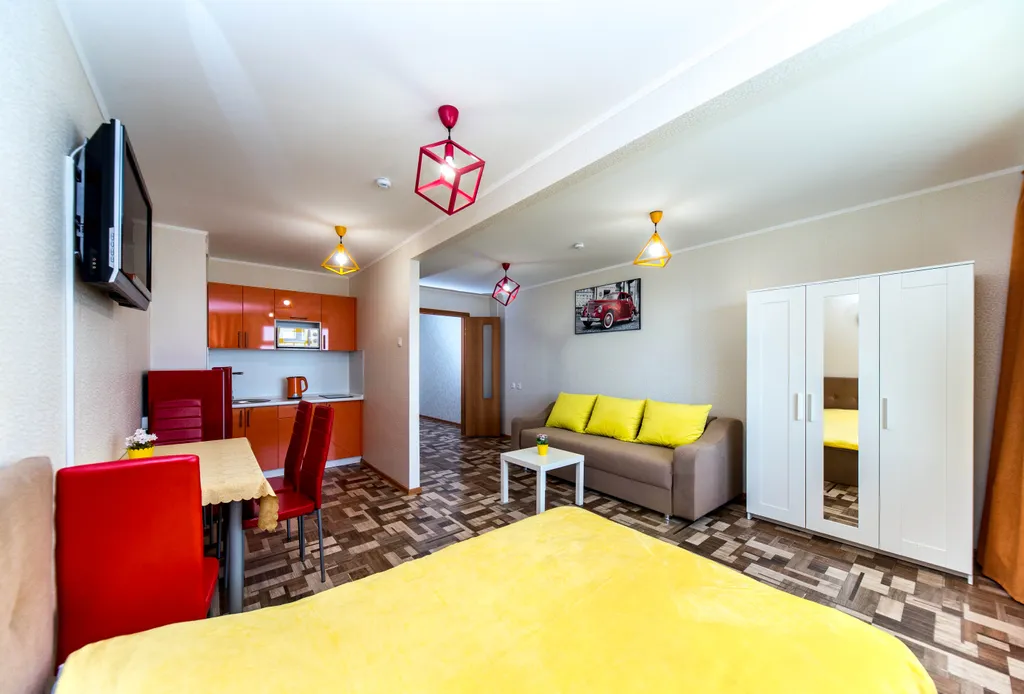 Квартира Квартира Студия на 17 этаже с красивым видом на город — Красноярск