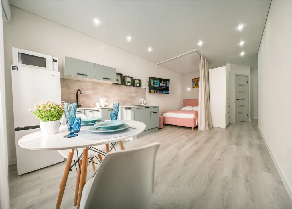 Квартира Современная студия в Сити-3 с бесконтактным заселением — аренда посуточно в Энгельс