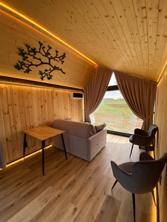 Модульный дом "фридом барн" с сибирским чаном