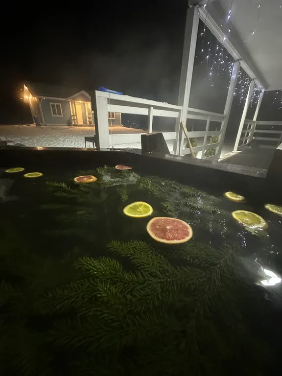 Дом с баней и банным чаном