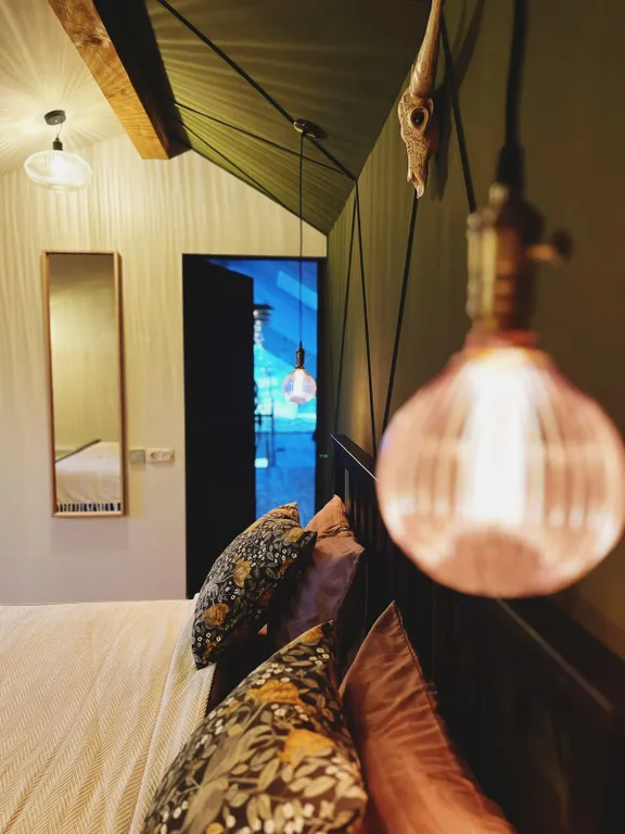 Дом с сауной и купелью с шикарным видом на озеро