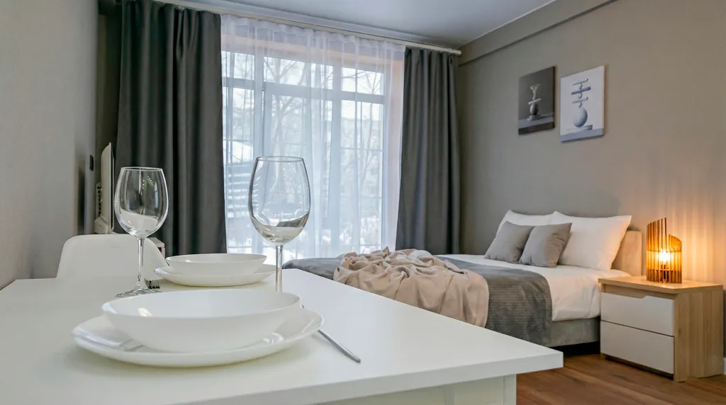 Уютная студия у цирка