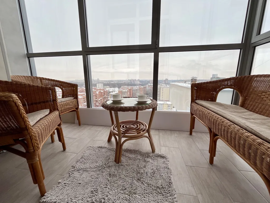 Квартира с панорамными окнами в центре города — аренда посуточно в Рязань