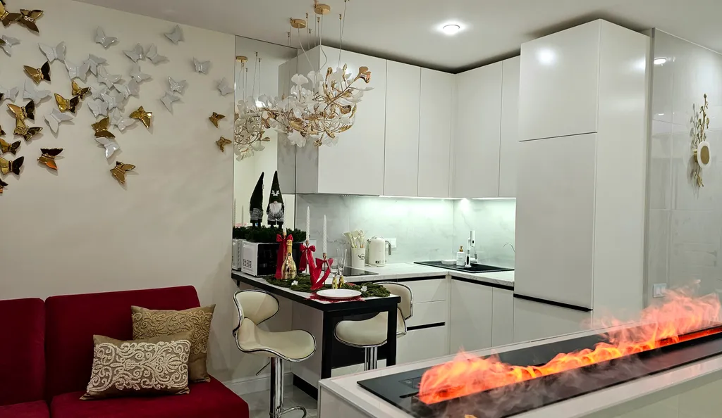 Vogue Аpartments Студия с камином