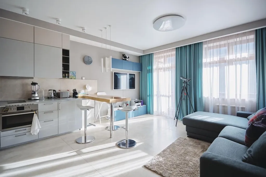 Апартамент райдера с видом на горы