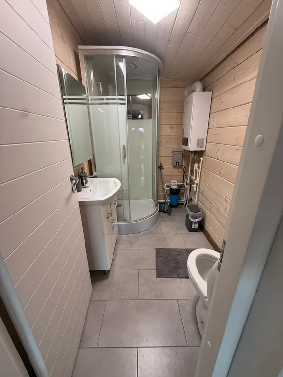 Дом в лесу из клеенного бруса