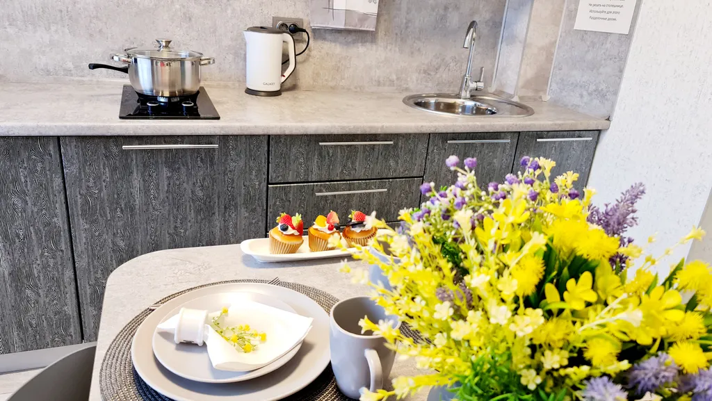 Просторная двухкомнатная квартира рядом с аквапарком