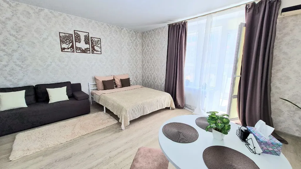 Квартира Квартира Уютная студия в премиум ЖК Белые росы в ст. Динская — Динская