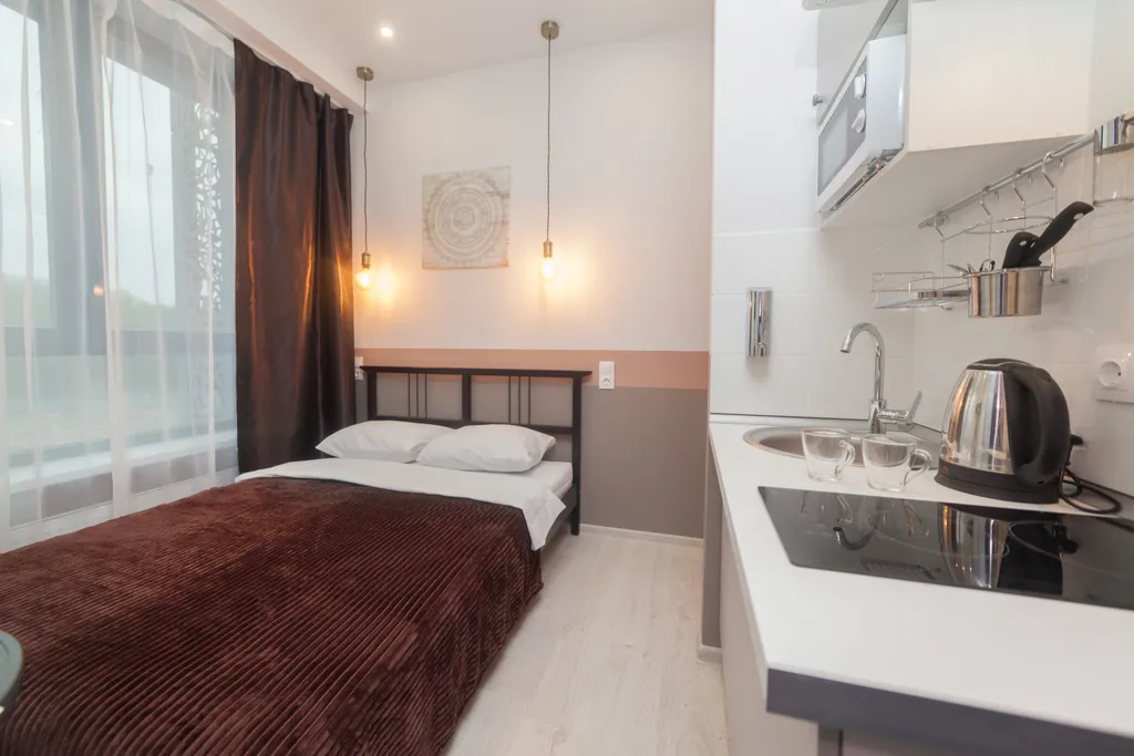 Квартира Квартира Уютная и комфортная студия — Москва