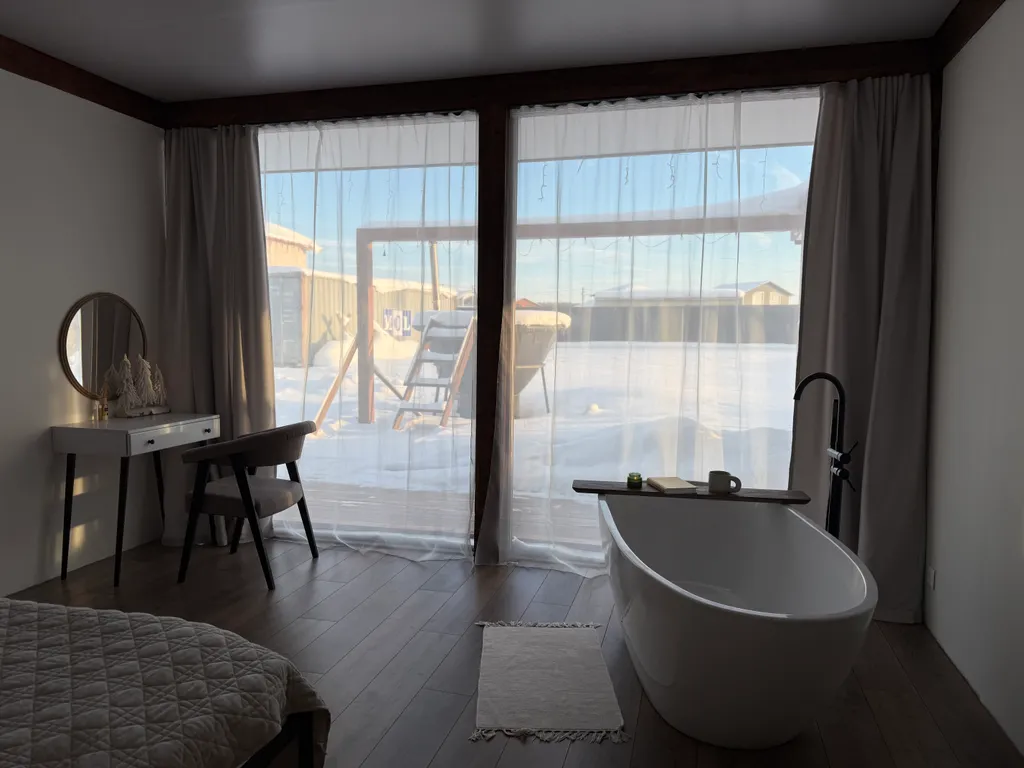 Коттедж Дом с панорамными окнами • на 6 человек • внутри ЦКАД — Становое