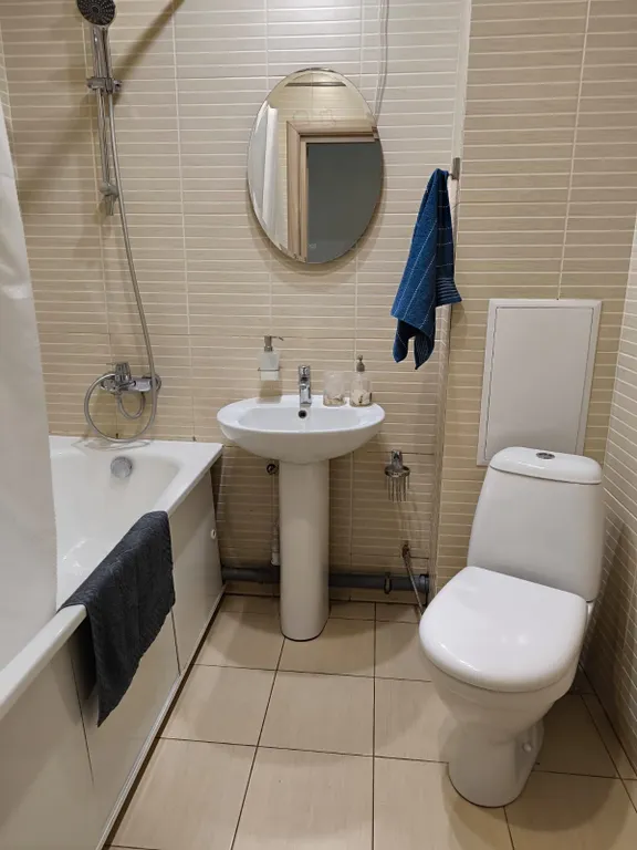 1-комнатная просторная квартира