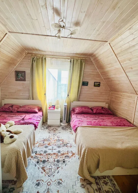 Загородный дом с баней в километре от прекрасного города