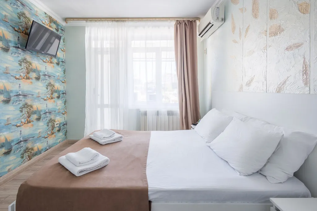 Уютный двухместный номер с видом на горы