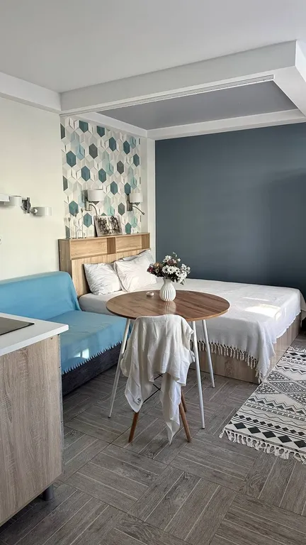 Квартира Студия с подогреваемым бассейном в клубном поселке — аренда посуточно в Черешня