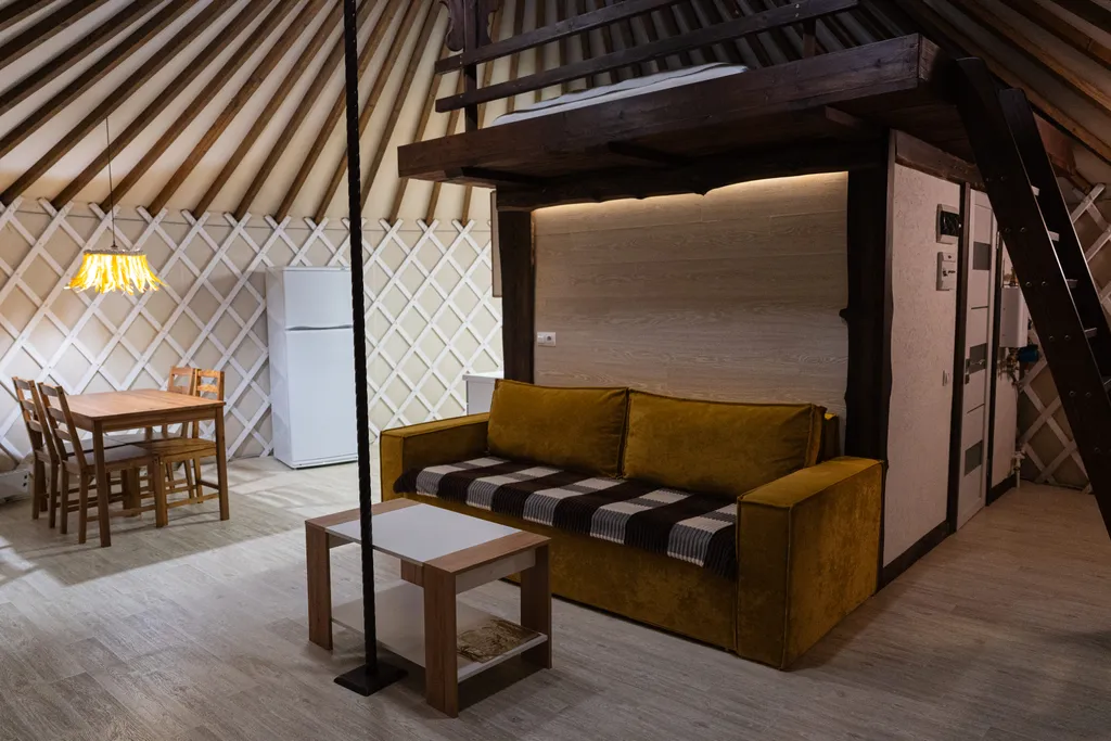 Коттедж Современная круглогодичная Юрта со всеми удобствами рядом с Коломной — Михеево