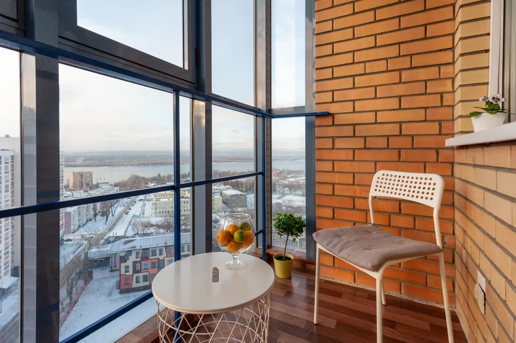 Квартира Евродвушка рядом с МТЛ Ареной, панорамный вид на Волгу — аренда посуточно в Самара