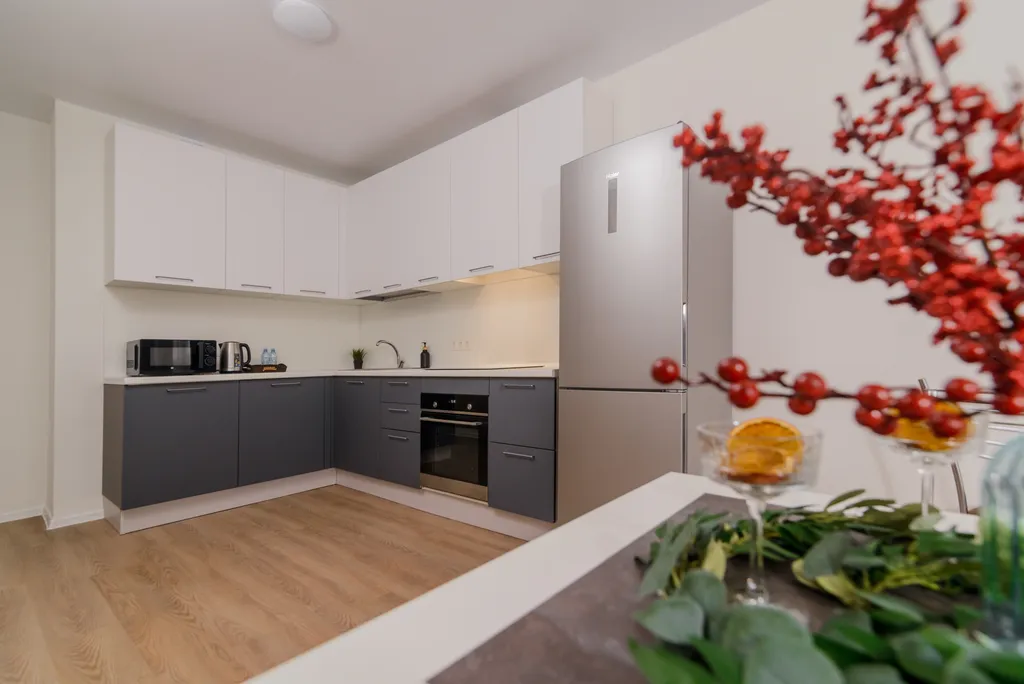 Просторная квартира с балконом