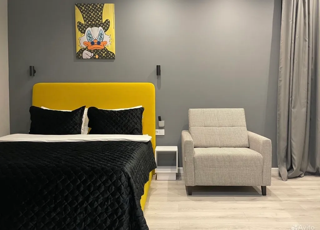 Квартира Квартира Стильный апартамент Yellow — Нижний Новгород