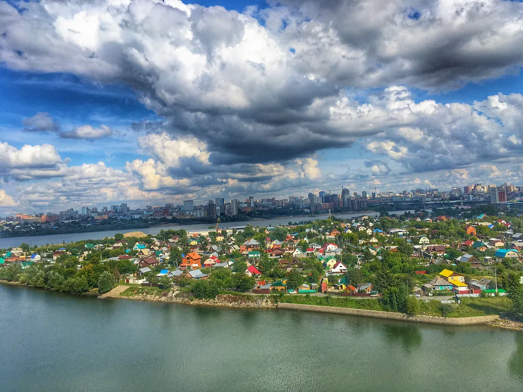 Квартира Квартира с видом на Обь у Аквапарка — Новосибирск