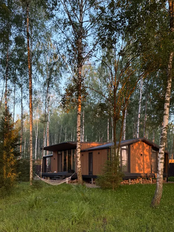 Скандинавский дом на лесном участке