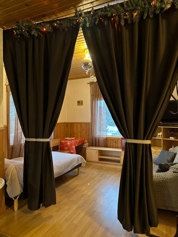 Дом c финской дровяной сауной и отдельной баней в Карелии