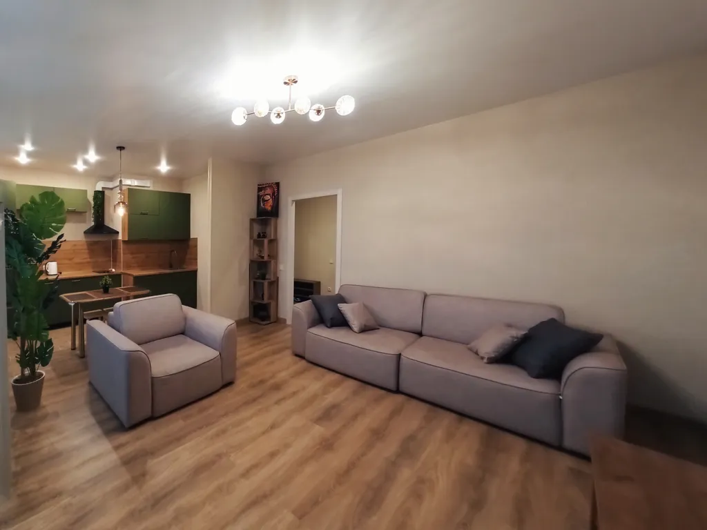 Просторные апартаменты с шикарным видом на город и парк