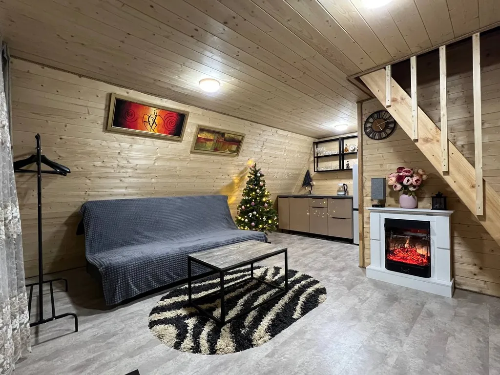 Уютный дом в стиле A-Frame