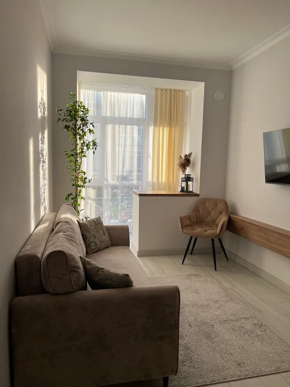 Уютная квартира с террасой у Западного пляжа