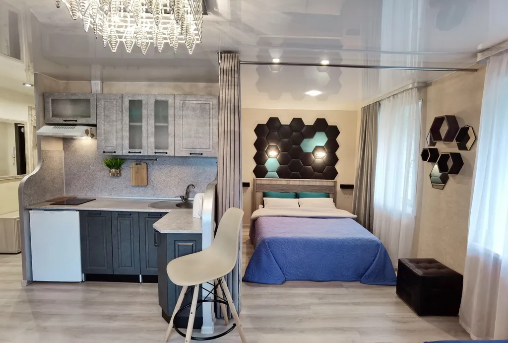 Квартира Стильная студия в центре города — аренда посуточно в Петропавловск-Камчатский