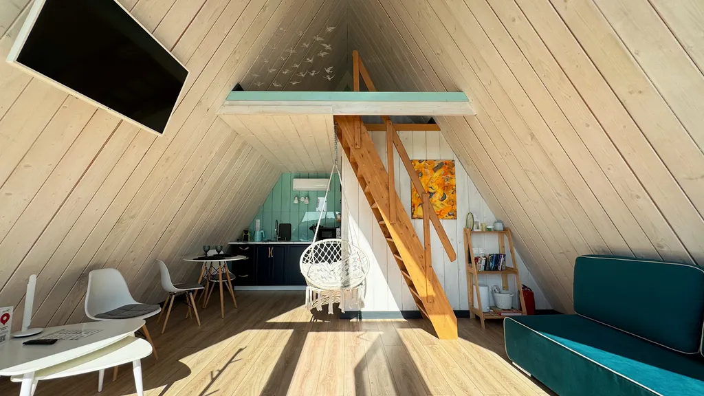 Романтичный отдых в А-фрейм 1