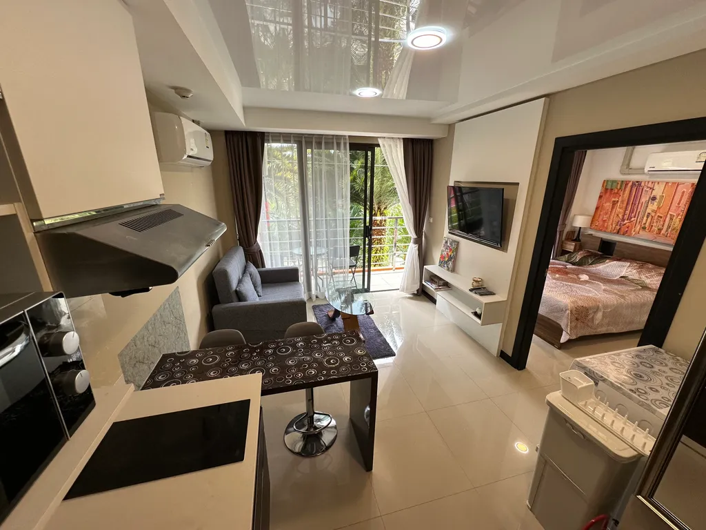 Уютная 1-спальная квартира на 3м этаже, море 750 метров