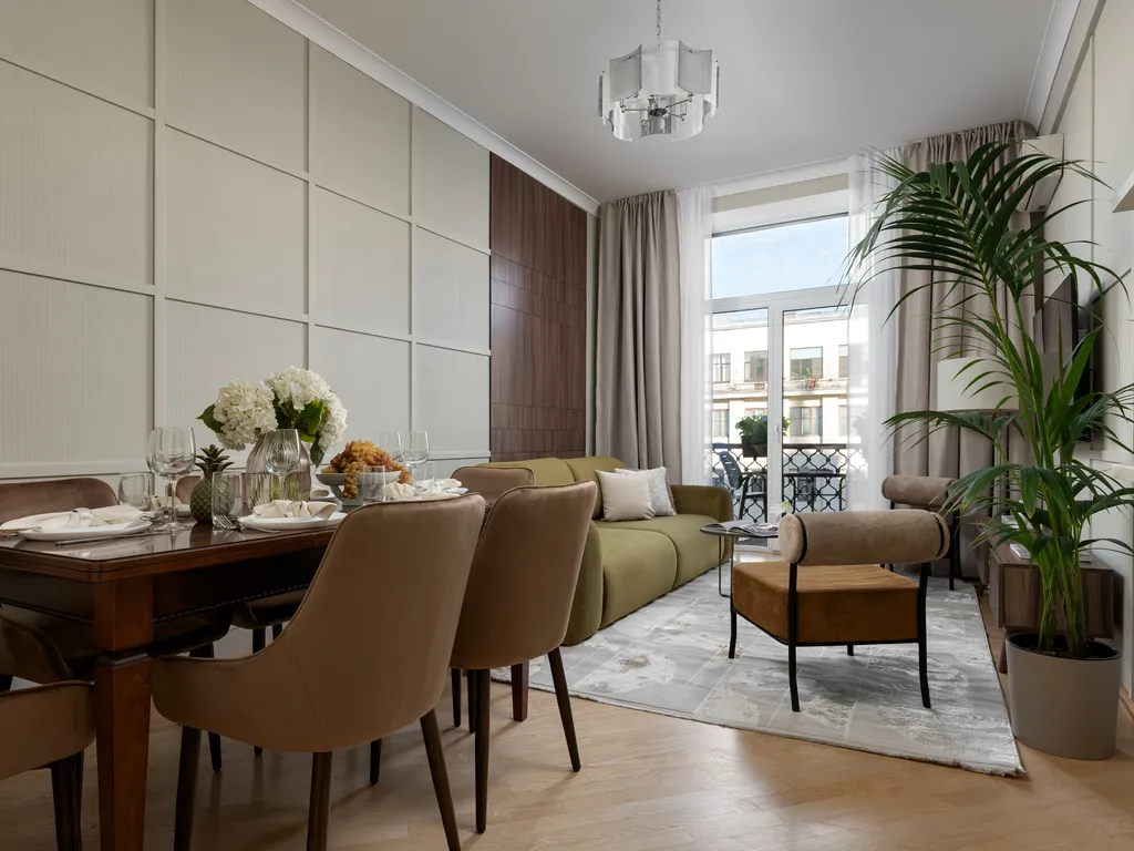 Квартира Видовая трехкомнатная квартира с эркерным балконом — Москва