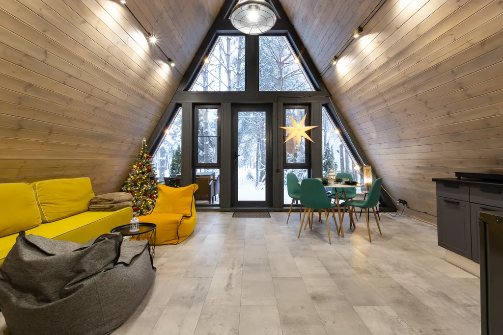 Домик A-Frame без купели 60 м2