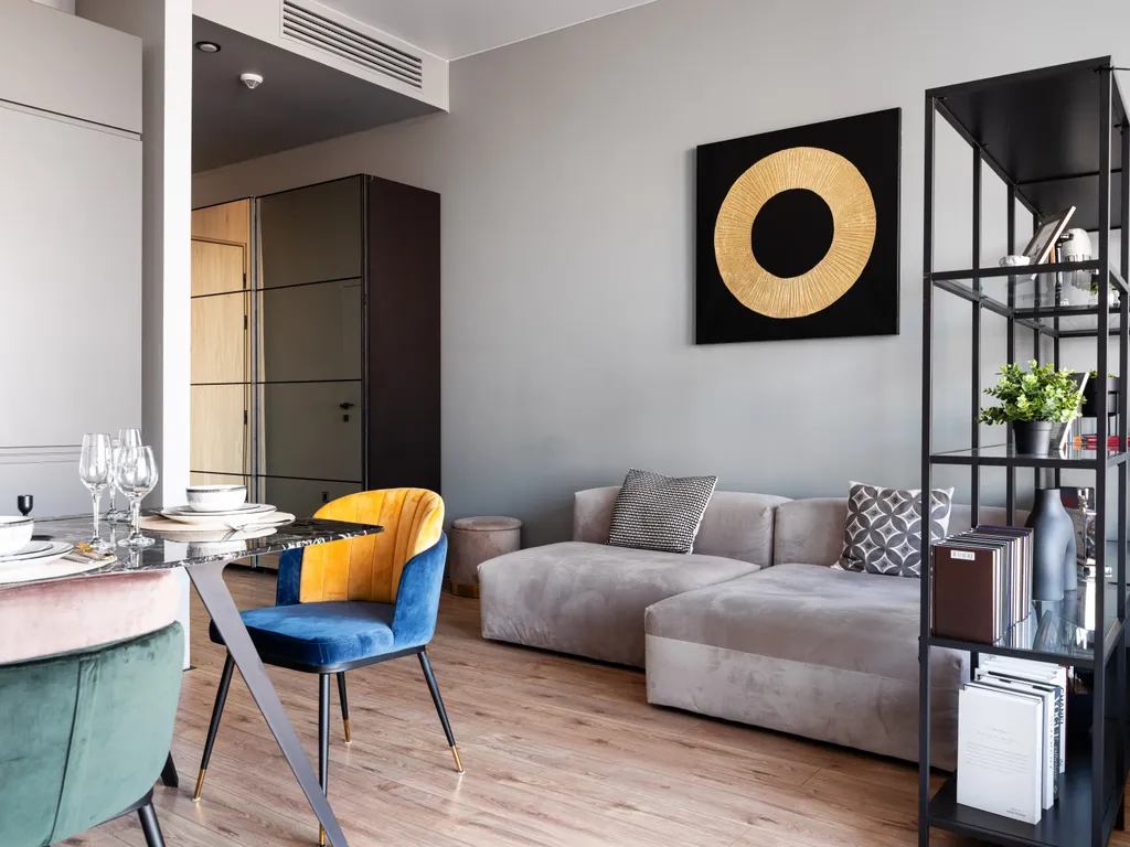 Neva City 43 этаж 51 м2 панорамный вид на небоскребы и город