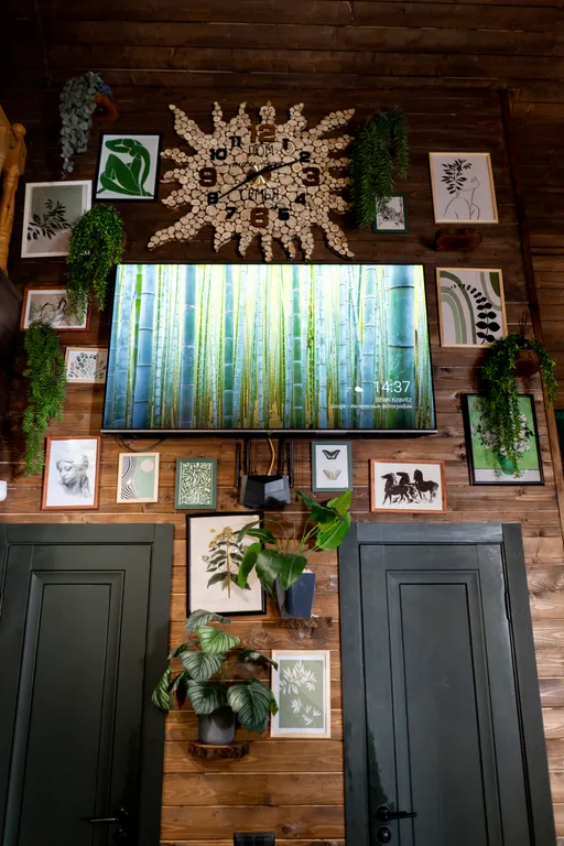 Коттедж Уютный дом с бассейном в лесу — Софрино