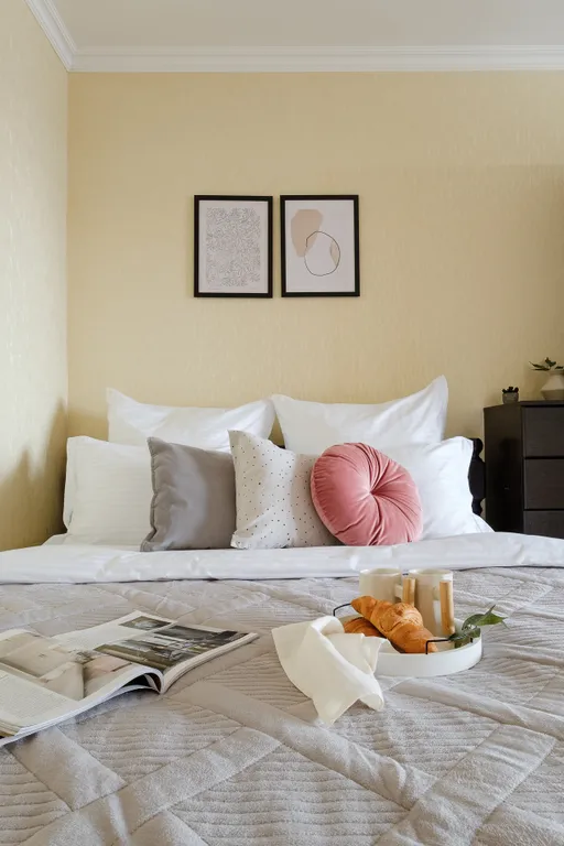 Широкая кровать и балкон для отдыха