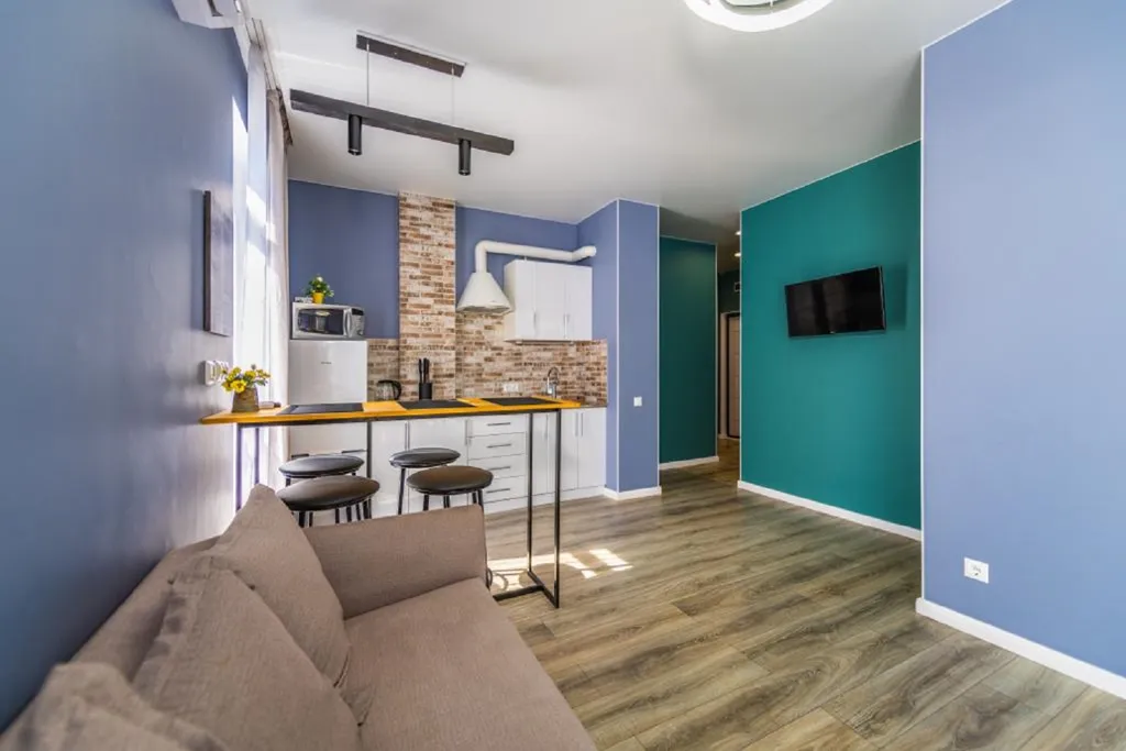 Квартира Новые уютные апартаменты с французским балконом — Адлер